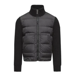 Kinder Hybrid Cardigan in Schwarz