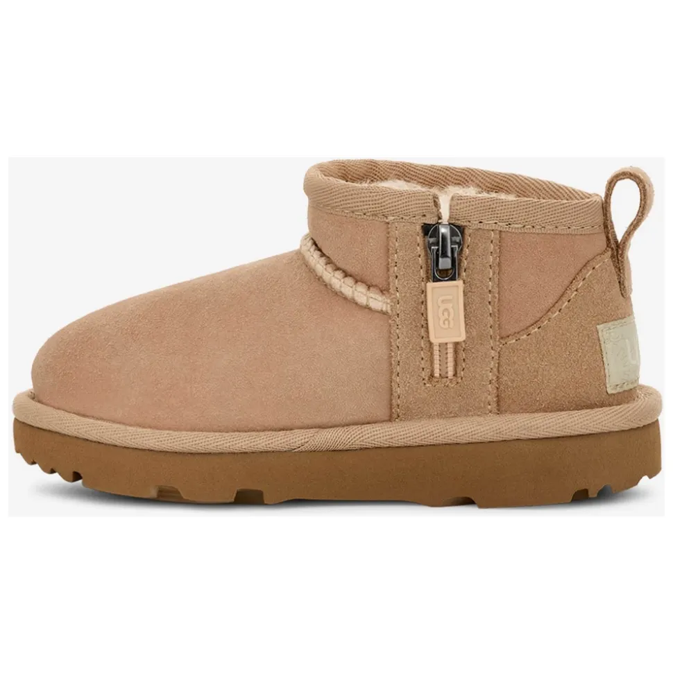 Kinder Klassische Ultra Mini Beige Stiefel