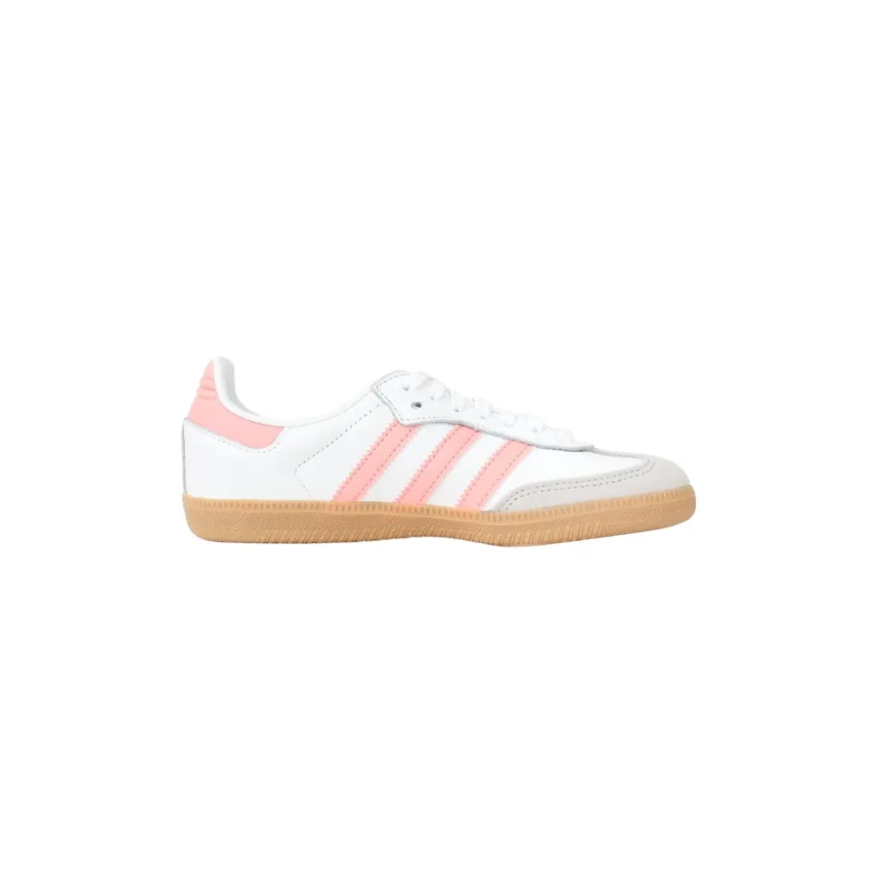 Kinder Samba OG Weiße Rosa Sneakers