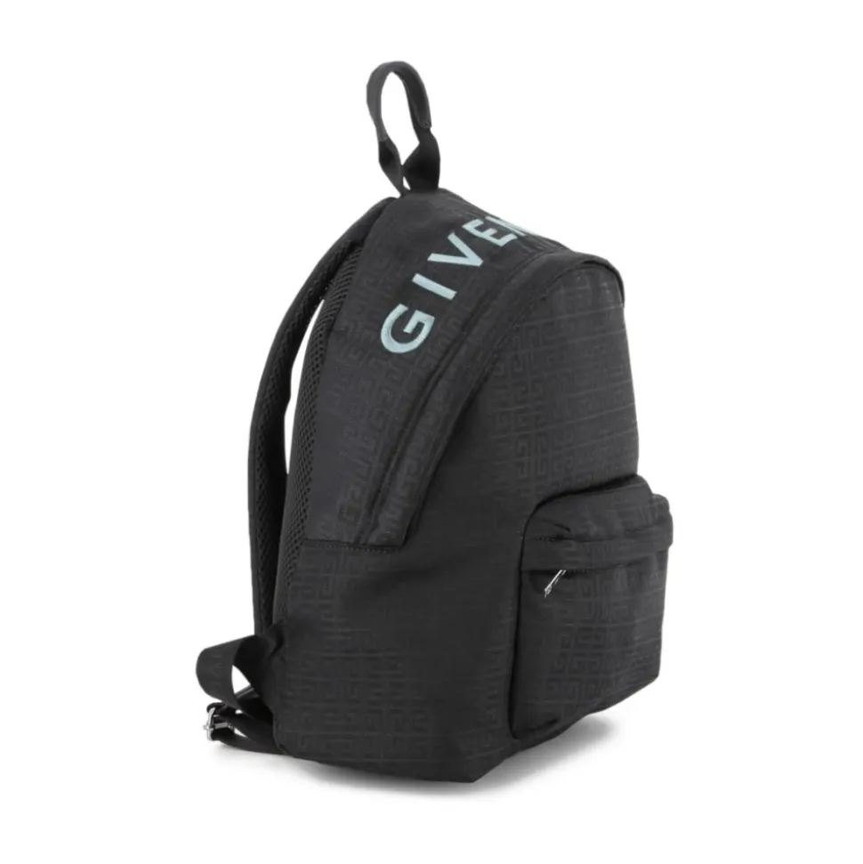 Kinder Schwarzer Rucksack mit Vordertasche