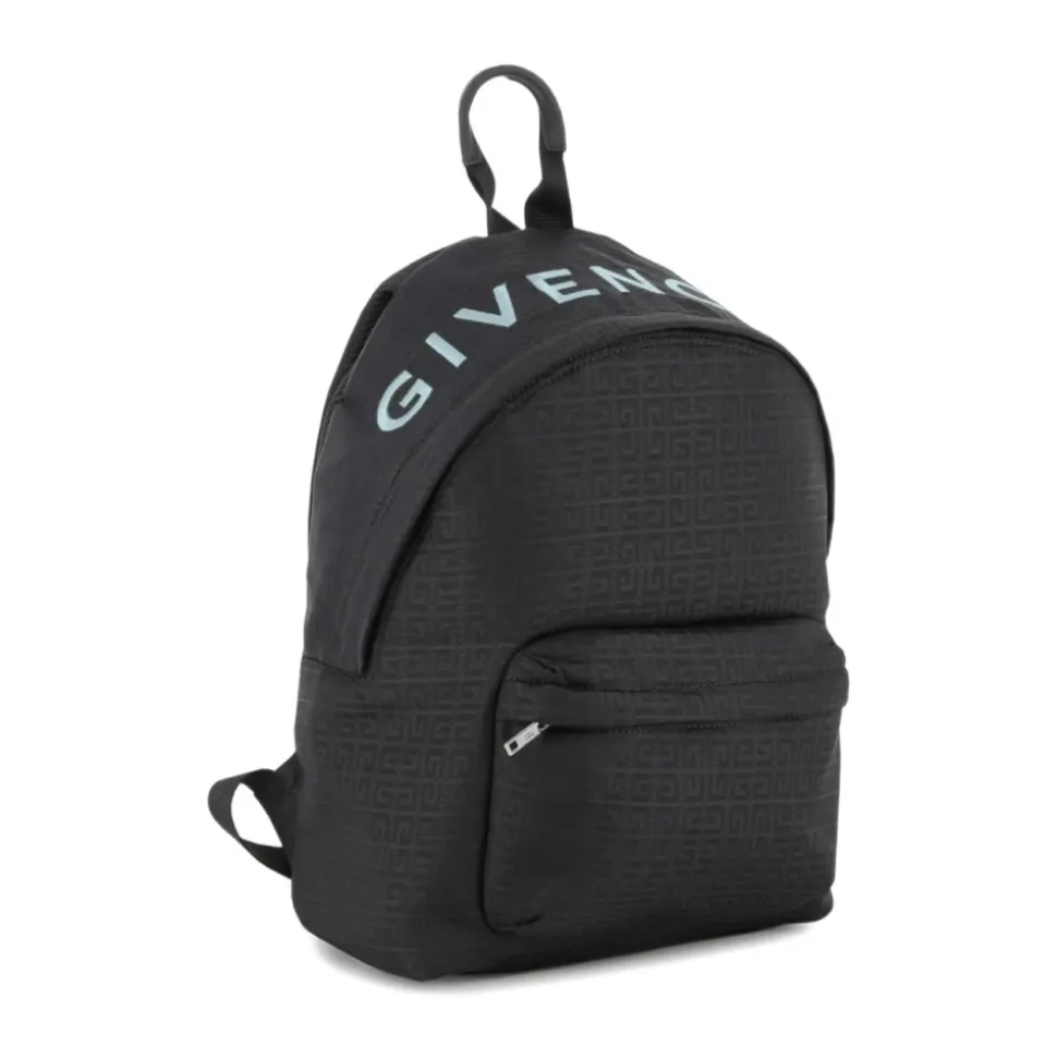 Kinder Schwarzer Rucksack mit Vordertasche
