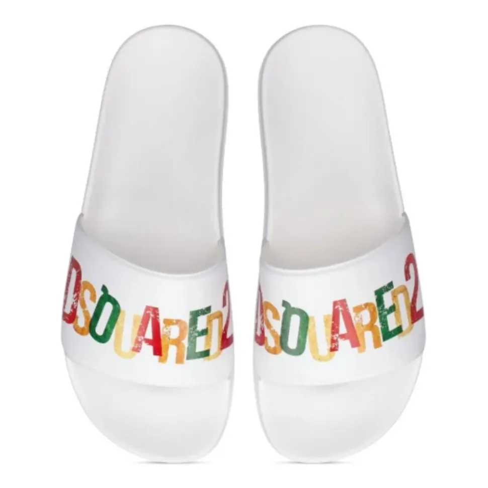 Kinder Weiße Flip Flops Slider