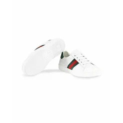Kinder Weiße Leder Sneakers Ace