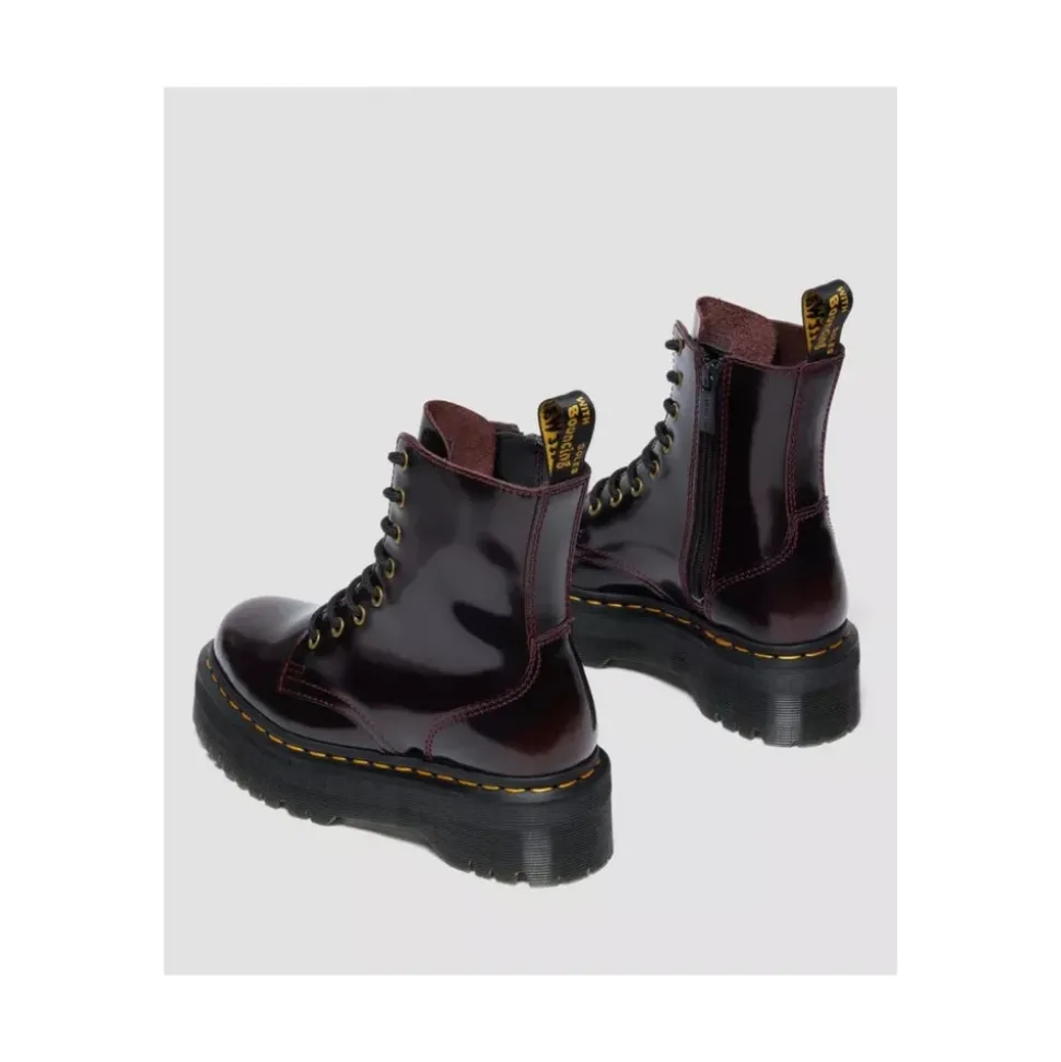 Kirschroter Arcadia Jadon Lederstiefel