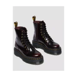 Kirschroter Arcadia Jadon Lederstiefel