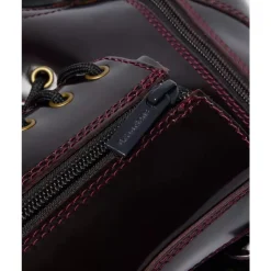 Kirschroter Arcadia Jadon Lederstiefel