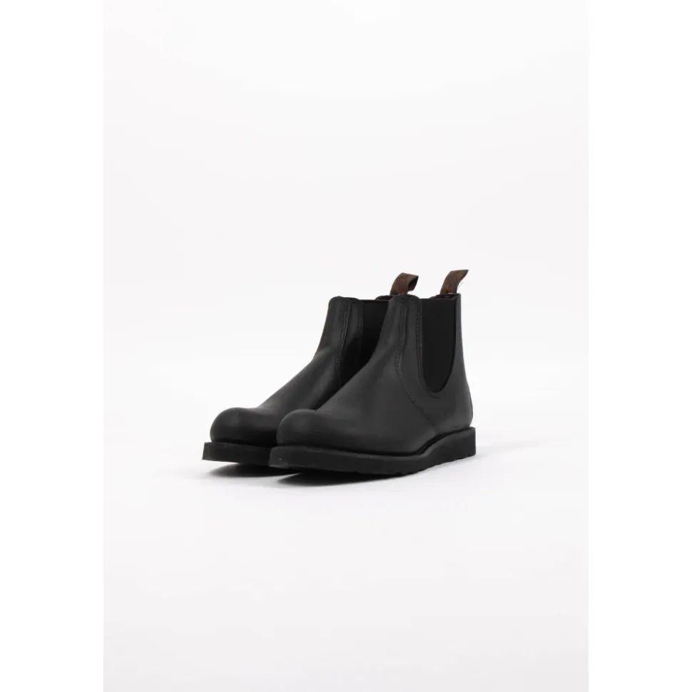 Klassische Chelsea Schwarze Stiefel