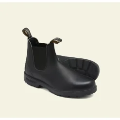 Klassische schwarze Chelsea Boots aus Leder