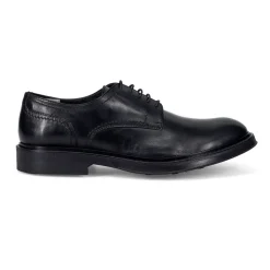 Klassische schwarze flache Schuhe