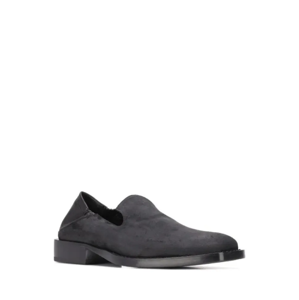 Klassische Schwarze Ledersandalen