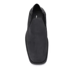 Klassische Schwarze Ledersandalen