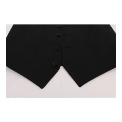 Klassische Schwarze Weste, Made in Italy