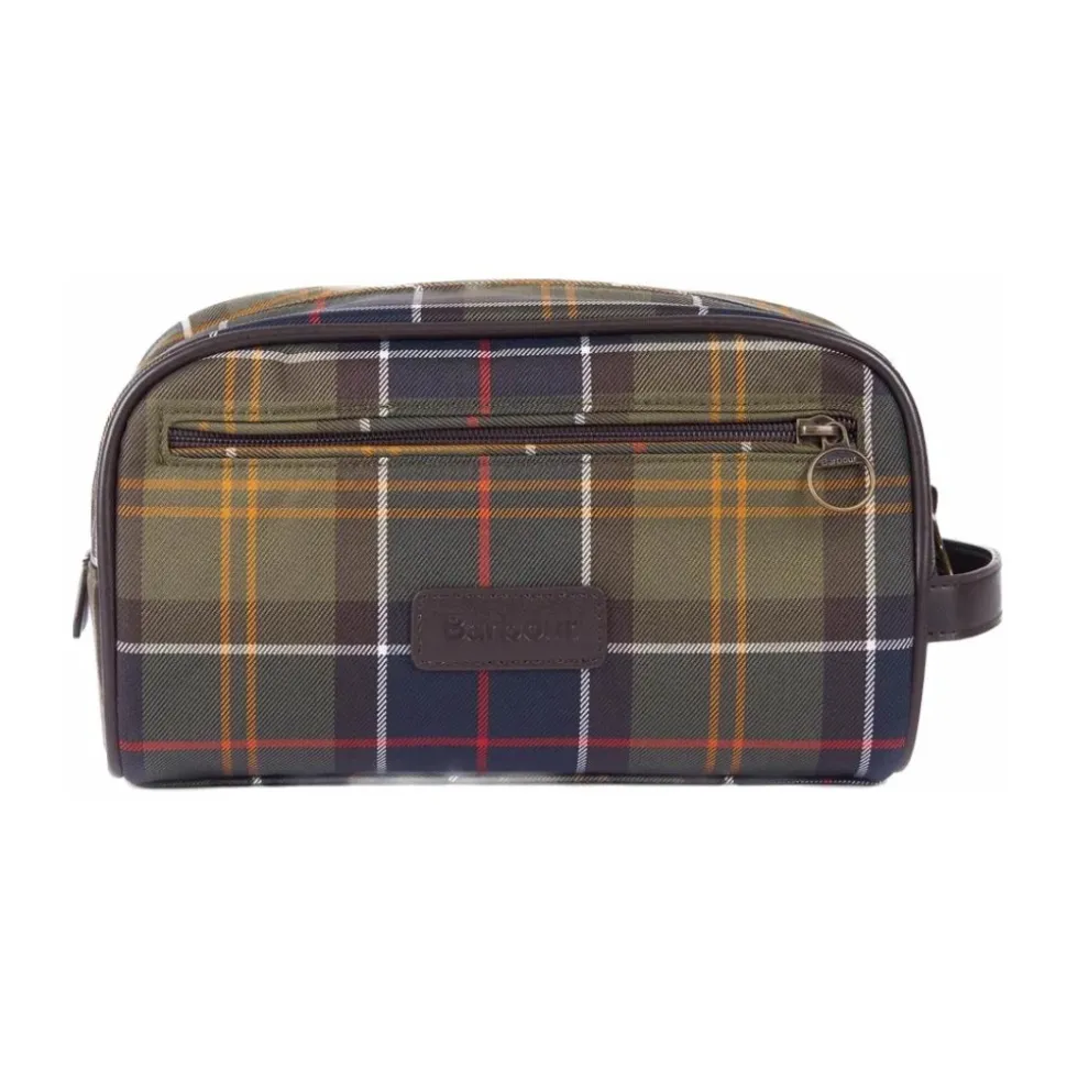 Klassische Tartan Kulturtasche Stilvolles Design