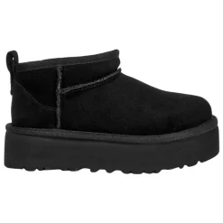 Klassische Ultra Mini Platform Schwarze Stiefel