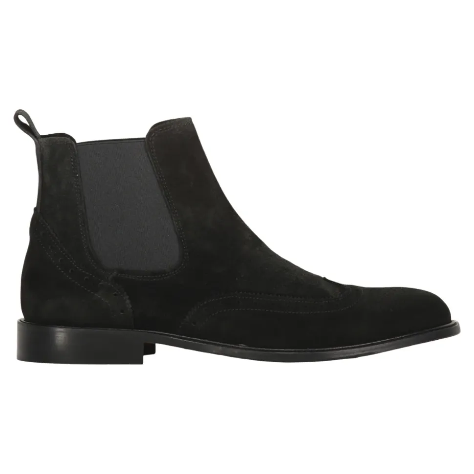 Klassische Wildleder Chelsea Stiefel