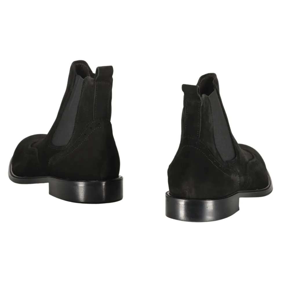 Klassische Wildleder Chelsea Stiefel
