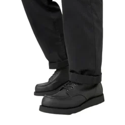 Klassischer Moc Lederstiefel Schwarz
