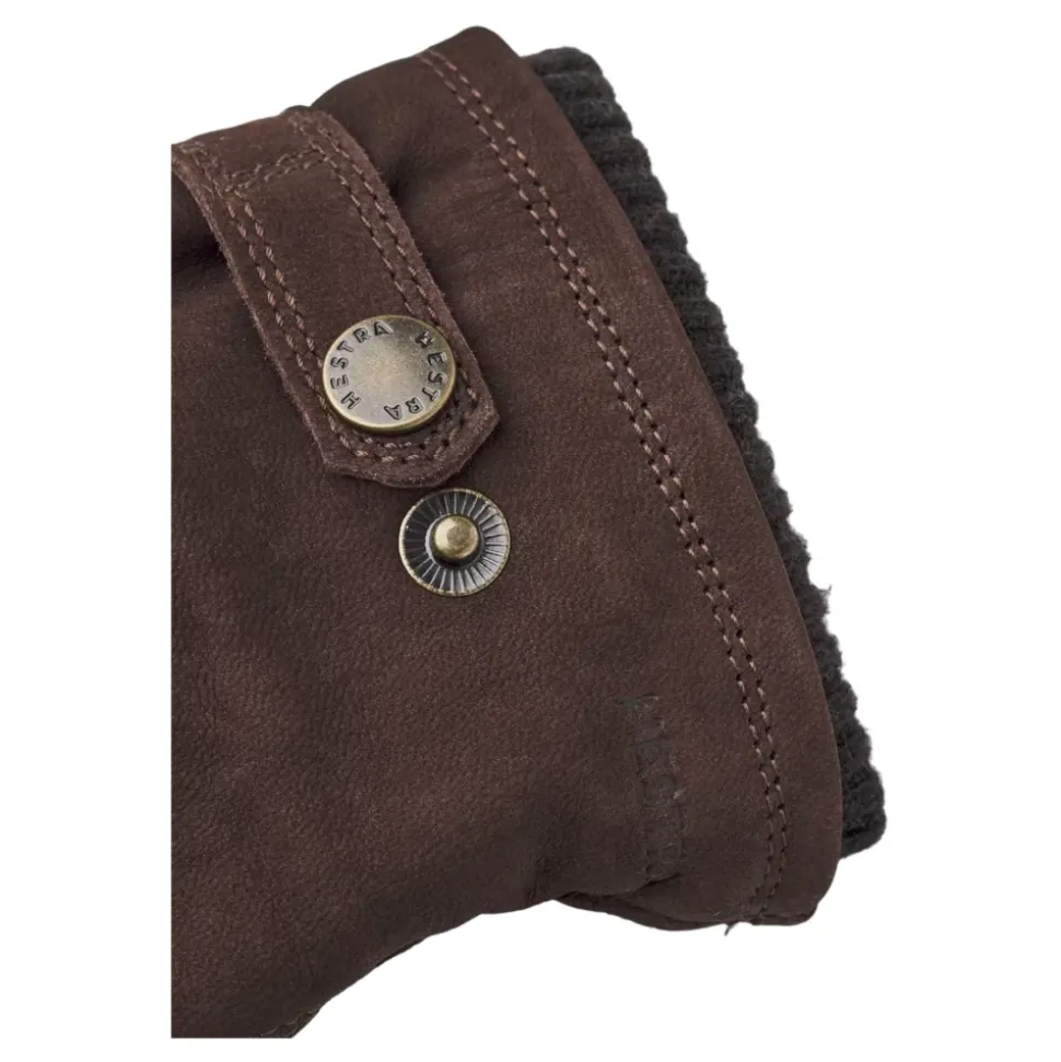 Klassischer warmer Winterhandschuh aus Nubukziegenleder