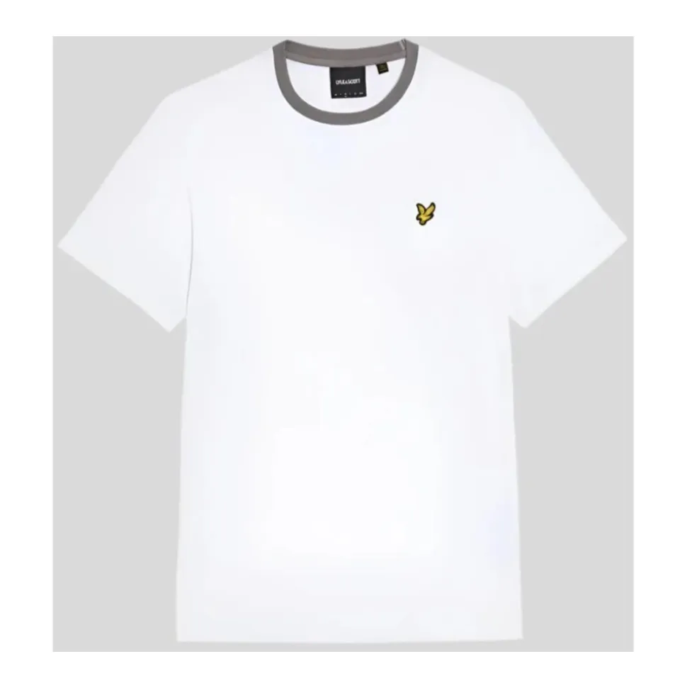 Klassisches Baumwoll-T-Shirt mit Rundhalsausschnitt