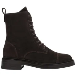 Knöchelhohe Stiefel aus feinstem italienischen Veloursleder
