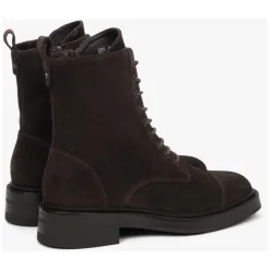 Knöchelhohe Stiefel aus feinstem italienischen Veloursleder