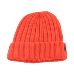 Knit Beanie with Raised Logo