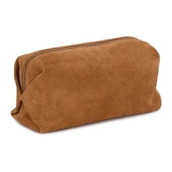 Kosmetiktasche aus Wildleder