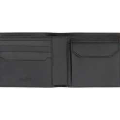 Körniges Lederbrieftasche mit Mehreren Fächern