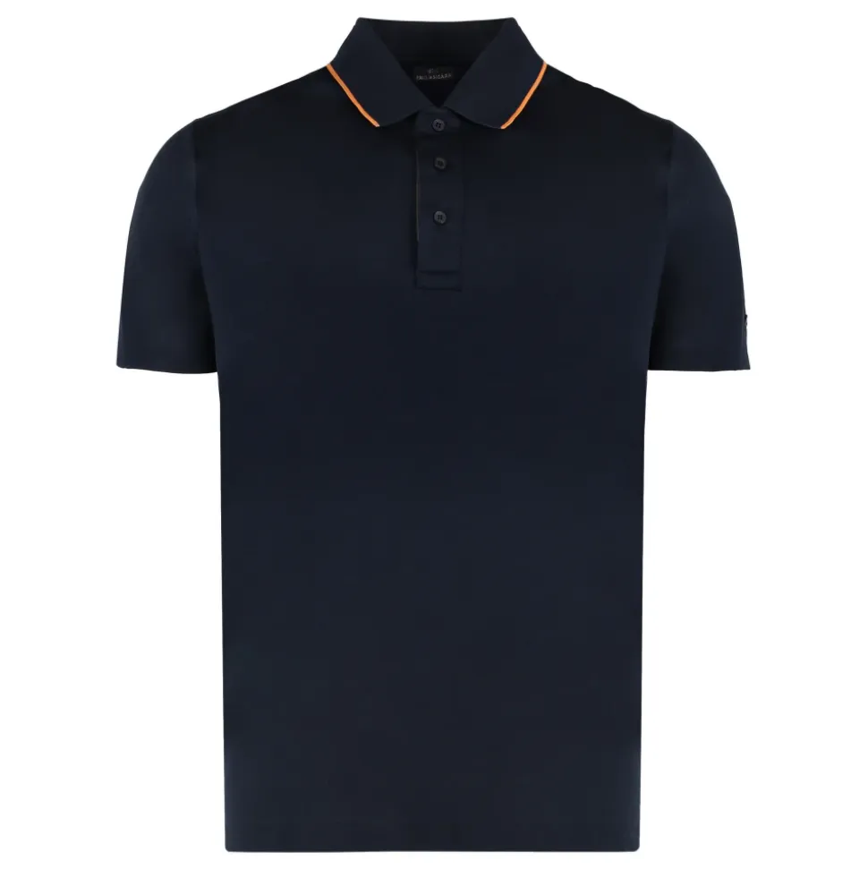 Kurzärmeliges Baumwoll-Poloshirt