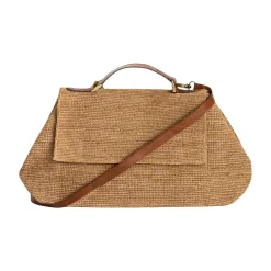 Lahady Raffia Schultertasche