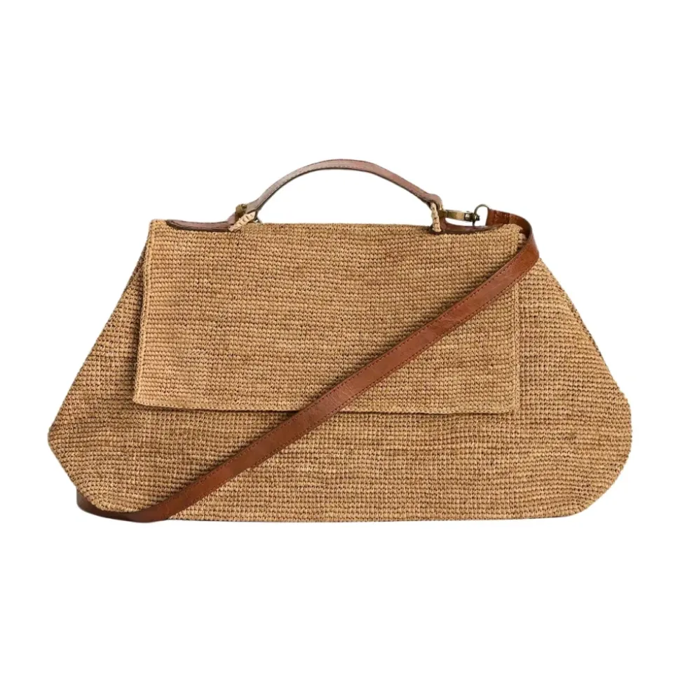 Lahady Raffia Schultertasche
