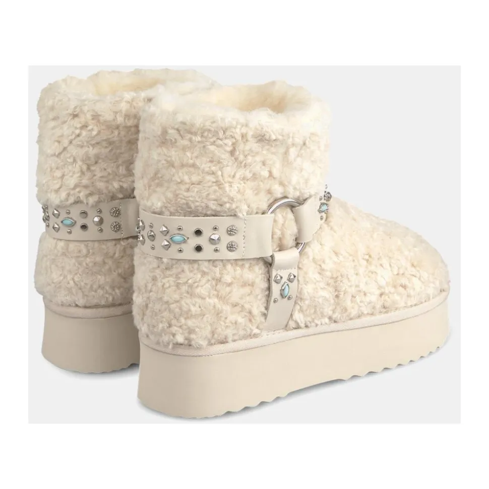 Lammfell Stiefelette