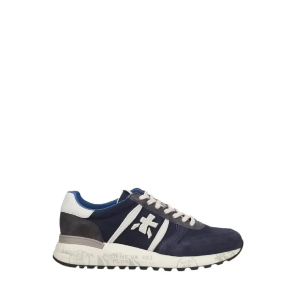 Lander Sneakers aus gemischten Materialien