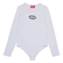 Langarm-Body mit Logo-Stickerei