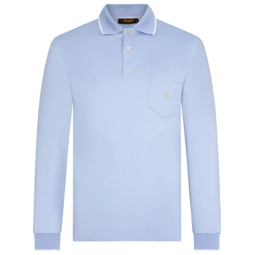 Langarm-Poloshirt
