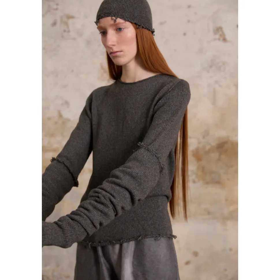 Lange Armstulpen aus Wolle und Kaschmir