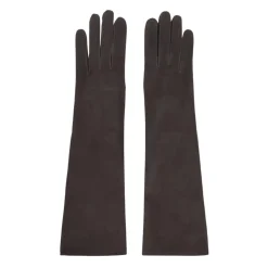 Lange, schmale Wildlederhandschuhe