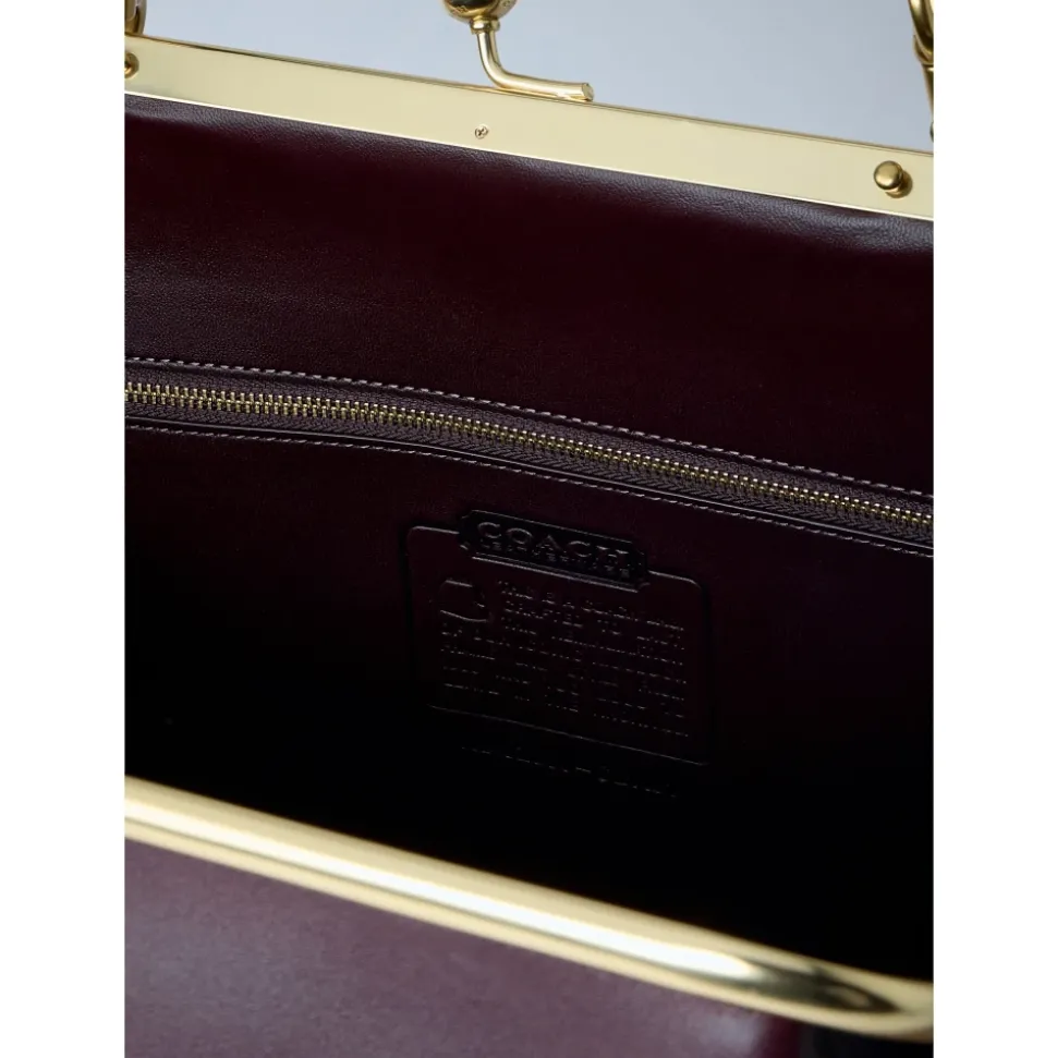 Large Kisslock Frame Handbag