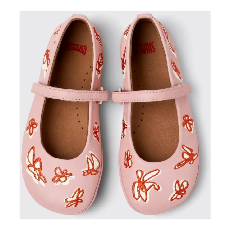 Leder Ballerina Flats Slip-On Schuhe