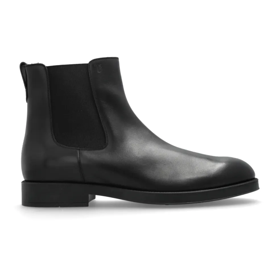 Leder Chelsea Stiefel