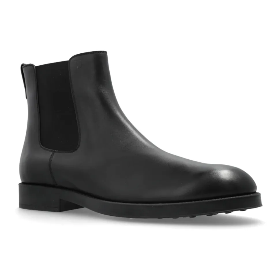 Leder Chelsea Stiefel