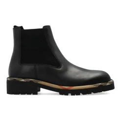 Leder Chelsea Stiefel