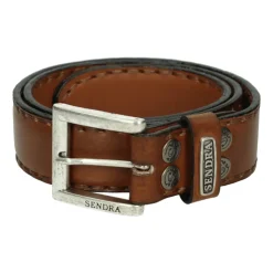 Leder Gürtel in Cognac Farbe