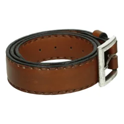 Leder Gürtel in Cognac Farbe