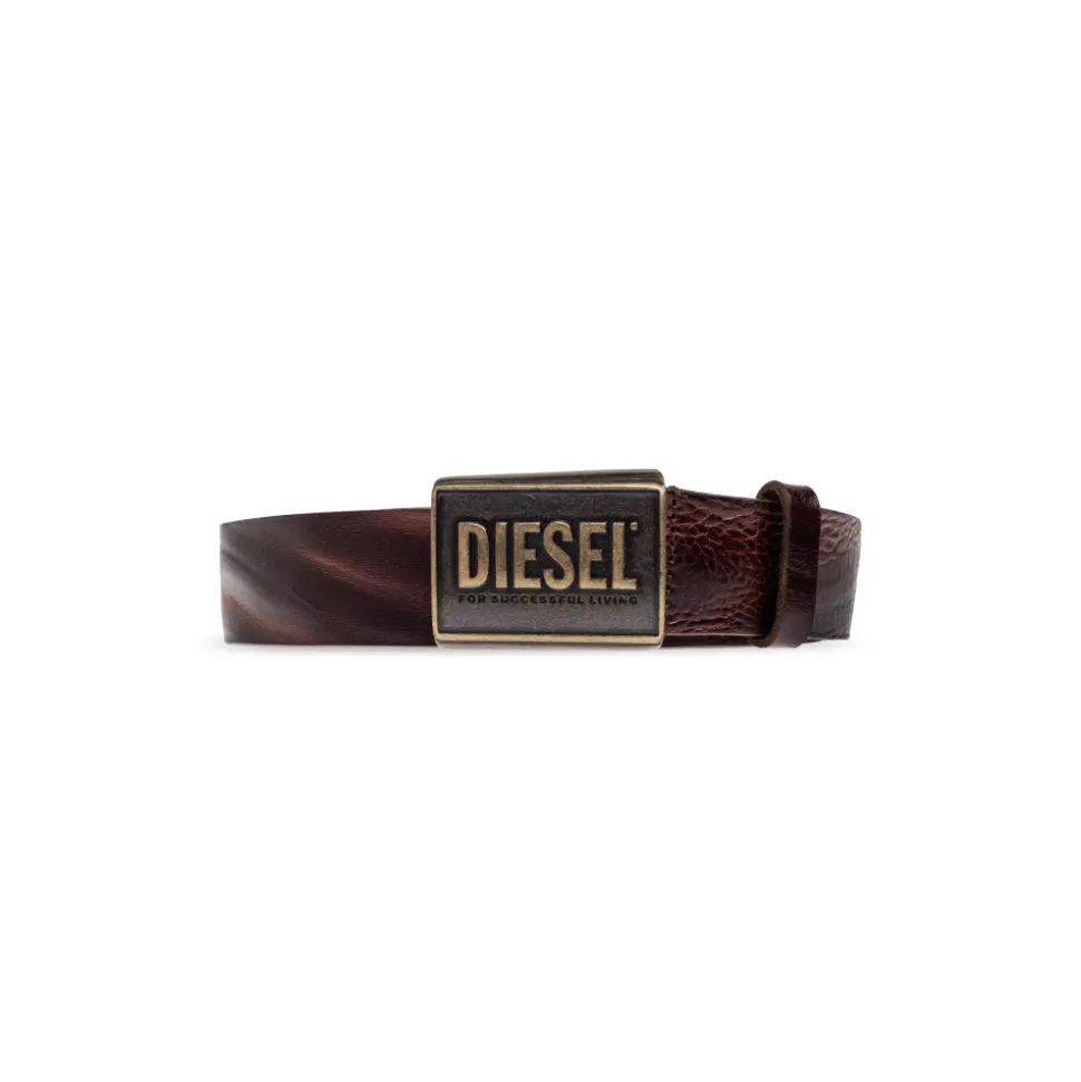 Leder Gürtel LOGO B-METAL