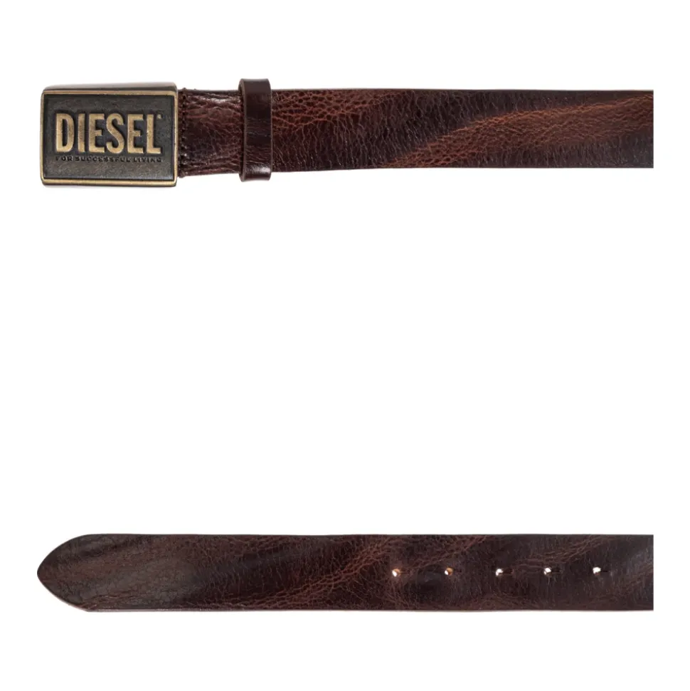 Leder Gürtel LOGO B-METAL