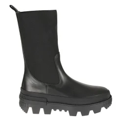 Leder Logo Stiefel