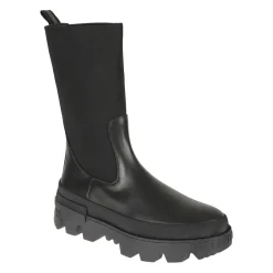 Leder Logo Stiefel