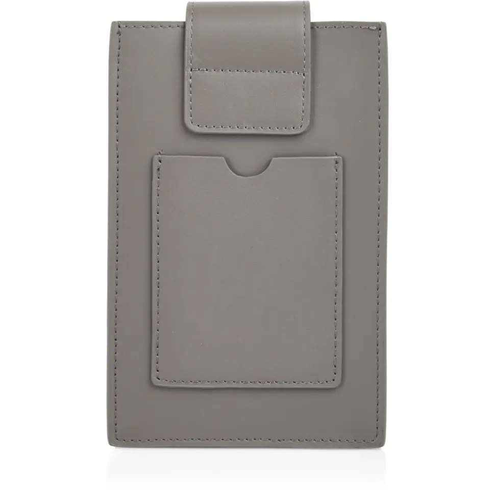 Leder Mini Tasche mit Außentaschen