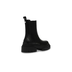 Leder Schlupf-Ankle Boot